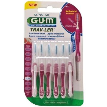 Gum Travler Ragers 1.4mm Roze - 6 stuks