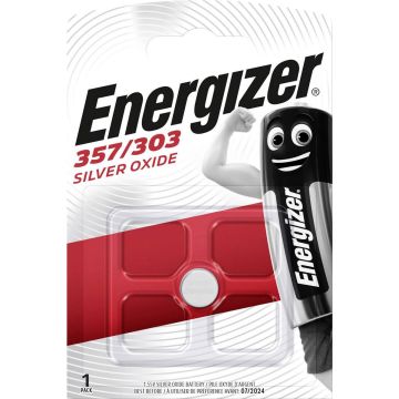 357 Knoopcel Zilveroxide 1.55 V 150 mAh Energizer SR44 1 stuk(s)