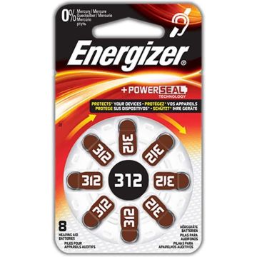 Energizer EN-53542574100 Zinc-air Batterij Pr41 1.4 V 8-blister