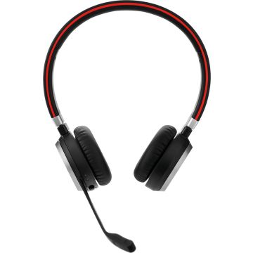 Jabra Evolve 65 Second Edition - UC On Ear koptelefoon Telefoon Bluetooth, Radiografisch Stereo Zwart Noise Cancelling,