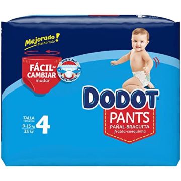 Wegwerpluiers Dodot Pants Maat 4 9-15 kg 33 Stuks