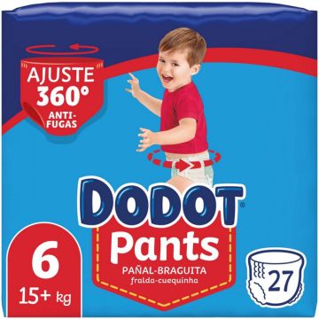 Wegwerpluiers Dodot Pants 15+ kg Maat 6 27 Stuks