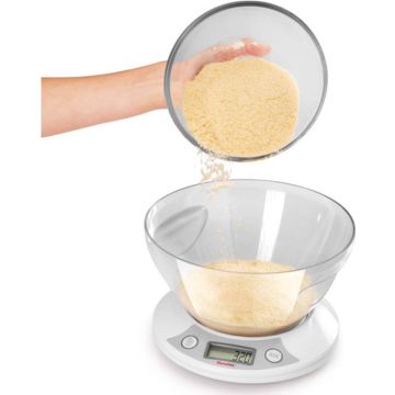 Tomado Metaltex - Pesa - Digitale Keukenweegschaal - 5kg - Met Kom 2,5L