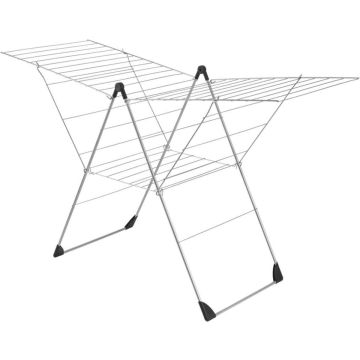 Tomado - Metaltex Vento Droogrek - 30m - Zilvergrijs - 5 jaar garantie