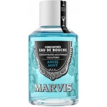 Marvis Mondwater Anise Mint 120 Ml Blauw