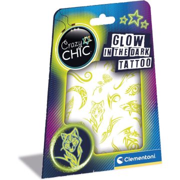 Clementoni Crazy Chic Glow In The Dark Tattoo