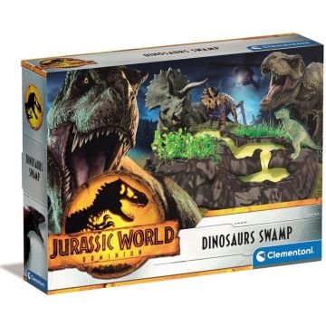 Clementoni Wetenschap &amp; Spel - Jurassic World - Dinosaurussen Moeras - Dinosaurus Speelgoed - Educatief Speelgoed - Vanaf 7 jaar
