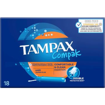 Tampax Compak Super Plus Tampons 18 stuks