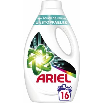 Ariel Vloeibaar Wasmiddel +Touch Van Lenor Unstoppables 800 ml