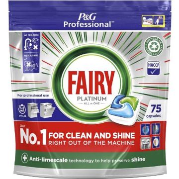 Fairy Platinum All in 1 Vaatwastabletten - 75 stuks