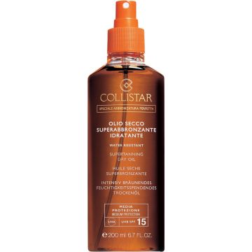 Collistar Supertanning Dry Oil Zonnebrandolie SPF15 - 200 ml