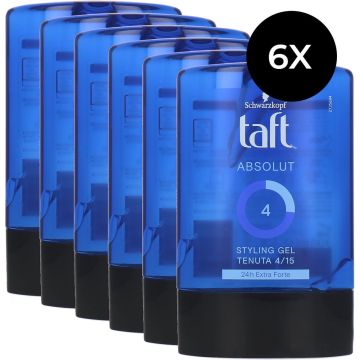 Schwarzkopf Taft Absolut Styling Gel 4/15 - 6 x 300 ml