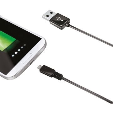 Celly Micro USB Data-kabel - Zwart