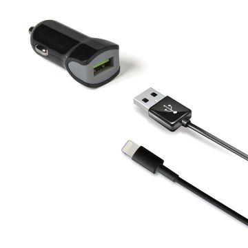 Turbo Autolader met USB-Lightning Kabel - Celly