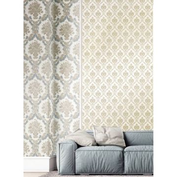 Behang - Klassiek - Vliesbehang - Muurdecoratie - Topchic - 0,53 x 10,05 m.