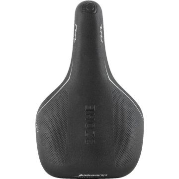 Fietszadel Selle Bassano Rivale 3zone Sport met Spanninga achterlicht - zwart