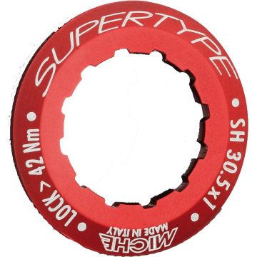Miche Sluitring Supertype (rood)30.5x1x11D Shimano