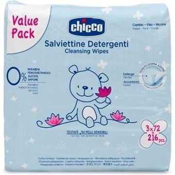 Chicco Tripack 72uts Wipes