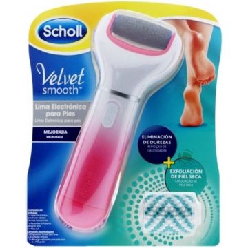 Scholl Velvet Smooth Electronic Foot Care System With Exfoliating Refill Head