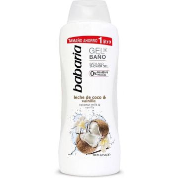 Babaria Leche De Coco Vainilla Gel De Bau00d1o 1000ml