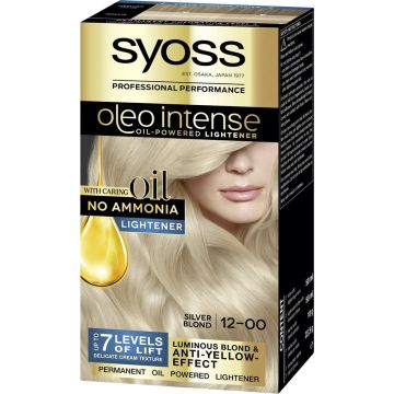 Syoss Olio Intense Tinte Sin Amoniaco #12.0-aclarante Extremo 5 Pcs