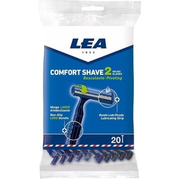 Manual shaving razor Lea Confort (20 uds)