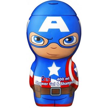 Marvel Air-Val Capitan America Gel y Champu 2d400