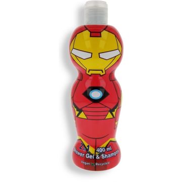 2-in-1 Gel en Shampoo Spiderman Iron Men (400 ml)