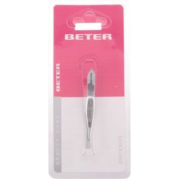 Beter - TWEEZERS with straight tip chrome plated 1 pz