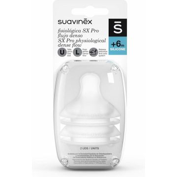 Flessentepel Suavinex SX Pro Physiological L (2 Stuks)