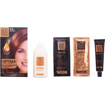 Llongueras - LLONGUERAS OPTIMA hair colour 6.34-golden deep blond