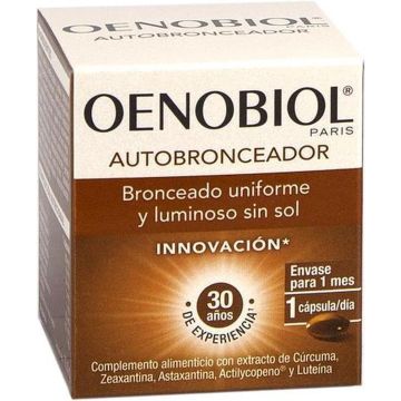 30 Capsulas Autobronceadoras Oenobiol