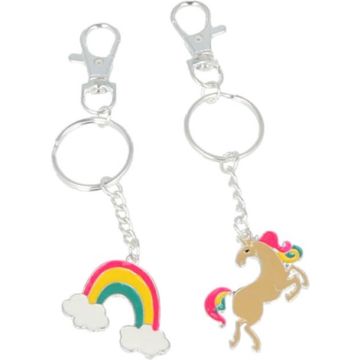 Inca Llaveros Unicornio-arcoiris Bff Set 2 Pcs