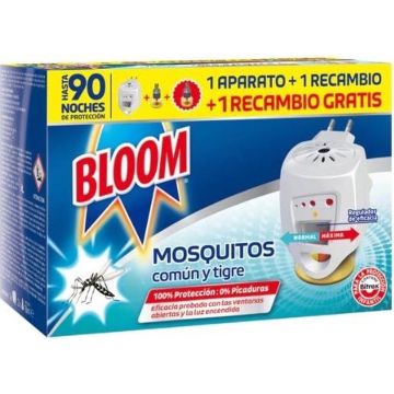 Bloom Mosquitos Aparato Ela(c)ctrico + 2 Recambios