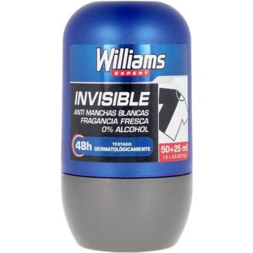 Deodorant Roller Invisible Williams (75 ml)