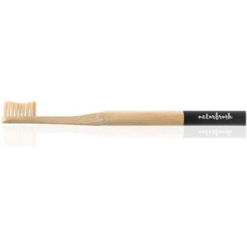 Tandenborstel Naturbrush Zwart Biologisch Afbreekbaar Bamboe (1 Onderdelen)