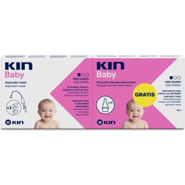 Kin Baby Nasal Aspirator + Free Refill