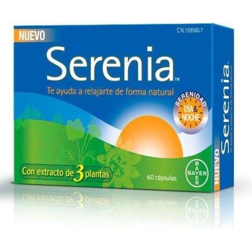 Bayer Serenia Natural Relaxation Day &amp; Night 60 Capsules