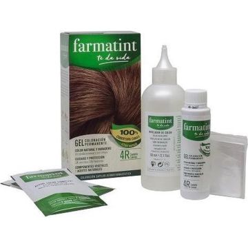 Permanent Dye Farmatint 4r-Castaño Cobrizo Gel