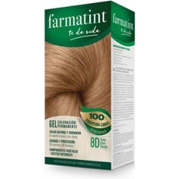 Permanent Dye Farmatint 8d-Rubio Claro Dorado Gel