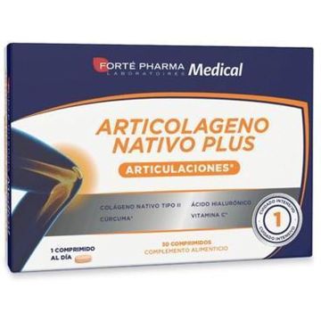 Bioiba(c)rica Forte Pharma Articola!geno Nativo Plus 30 Comprimidos