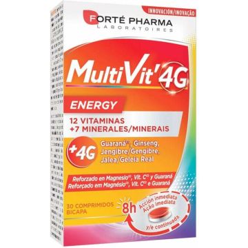 Food Supplement Forté Pharma Multivit 4G 30 Units