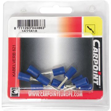 Carpoint Pen Kabelschoen 621 Blauw Ø 1.9mm 10 Stuks