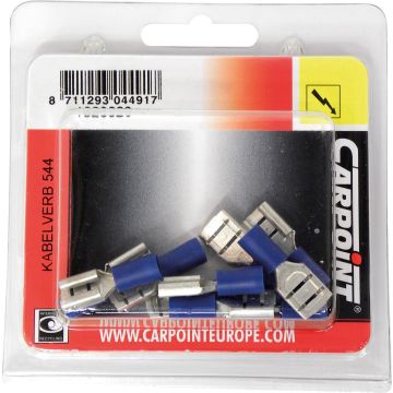 Carpoint Vlakstekerhuls 544 Blauw 8.0x0.8mm 10 Stuks