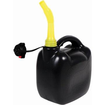Benzinekan/Jerrycan UN/BAM-Keur 5 liter - zwart