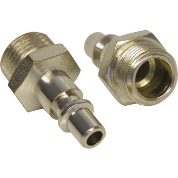 Adaptor 1/4inch mannelijk buitendraad 3/8inch 2st type Orion