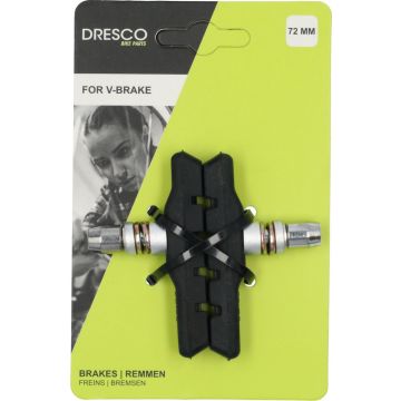 Dresco Remblokken V-Brake Inbus 72mm
