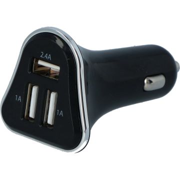 Carpoint - 12V / 24V - Oplader - Triple USB Autolader 4.4A