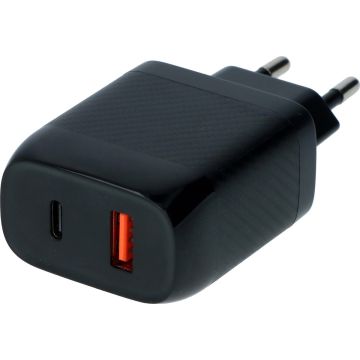Carpoint - Duo Thuis Snellader 20W USB-C + 18W USB 3.0