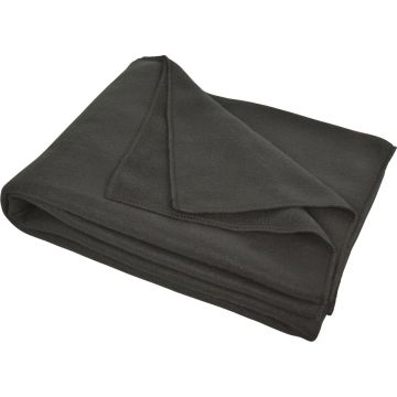 Carpoint Fleece deken zwart